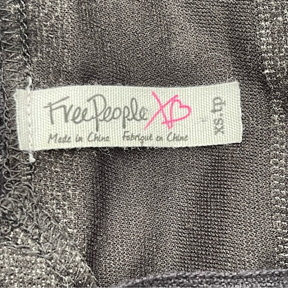 Free People Gray/Taupe Mia Waterfall Ruffle V-Neck Cap Hi-Lo Maxi Dress (XS) - Picture 13 of 15